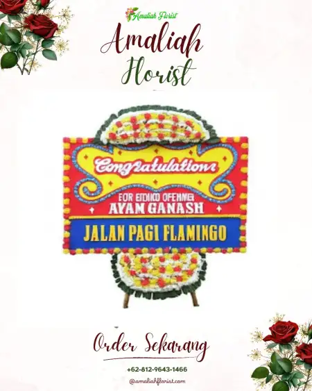 Sewa Papan Bunga Bugisan